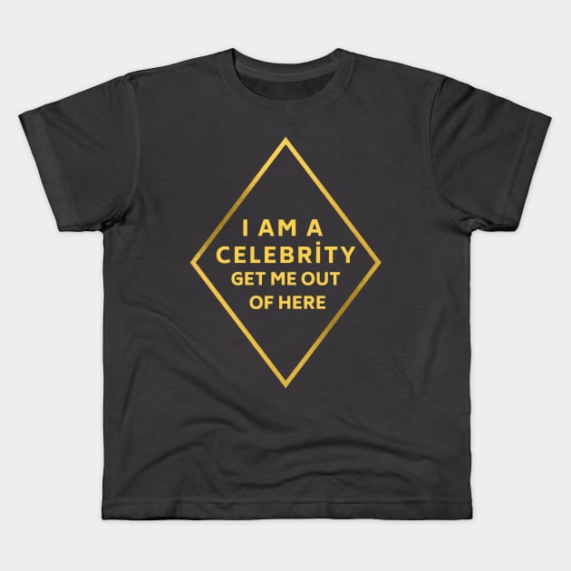 I AM A CELEBRITY GET ME OUT OF HERE Kids T-Shirt by waltzart